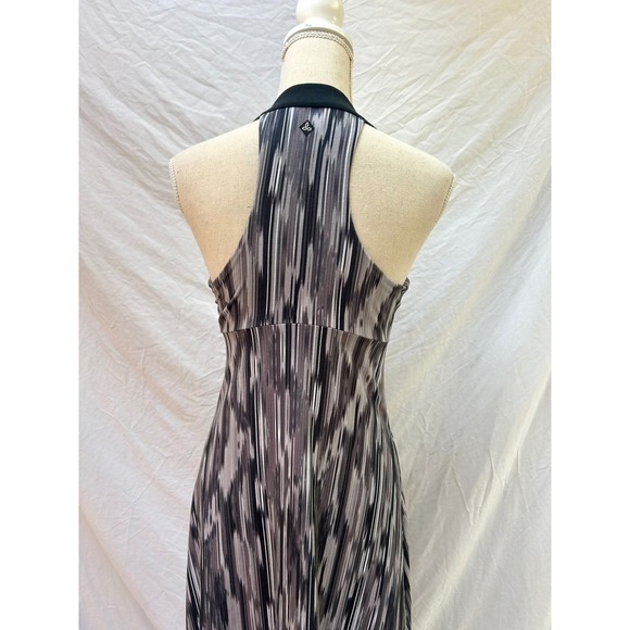 Prana Halter Dress Women's Small Gray Black Patterned Sleeveless Small - Picture 5 of 8